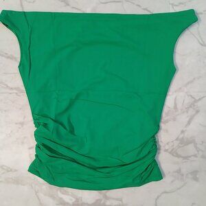 ForeFair Women's Off the Shoulder Crop Top XS